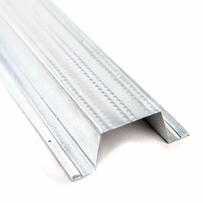 Galvanised metal furring channel for soundproofing