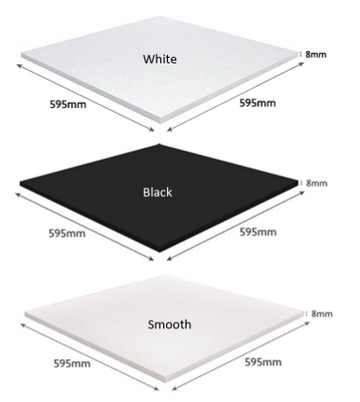 TVS Cleancare Eco Ceiling Tile Square Edge 600mm x 600mm x 8mm (MOQ: 1 Pallet)