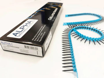 Alpha Drywall Fine Thread Screw 50mm Collated Black Phosphate (8 Boxes Per Carton)