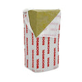 Rockwool insulation board with branding on a white background