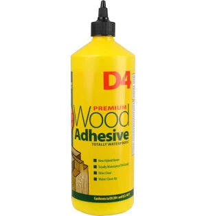 D4 Waterproof Wood Adhesive 1L (12 Per Box)