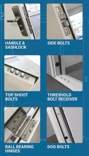 Acoustic Rated Steel Door Sets - 35dB — Soundproofing King